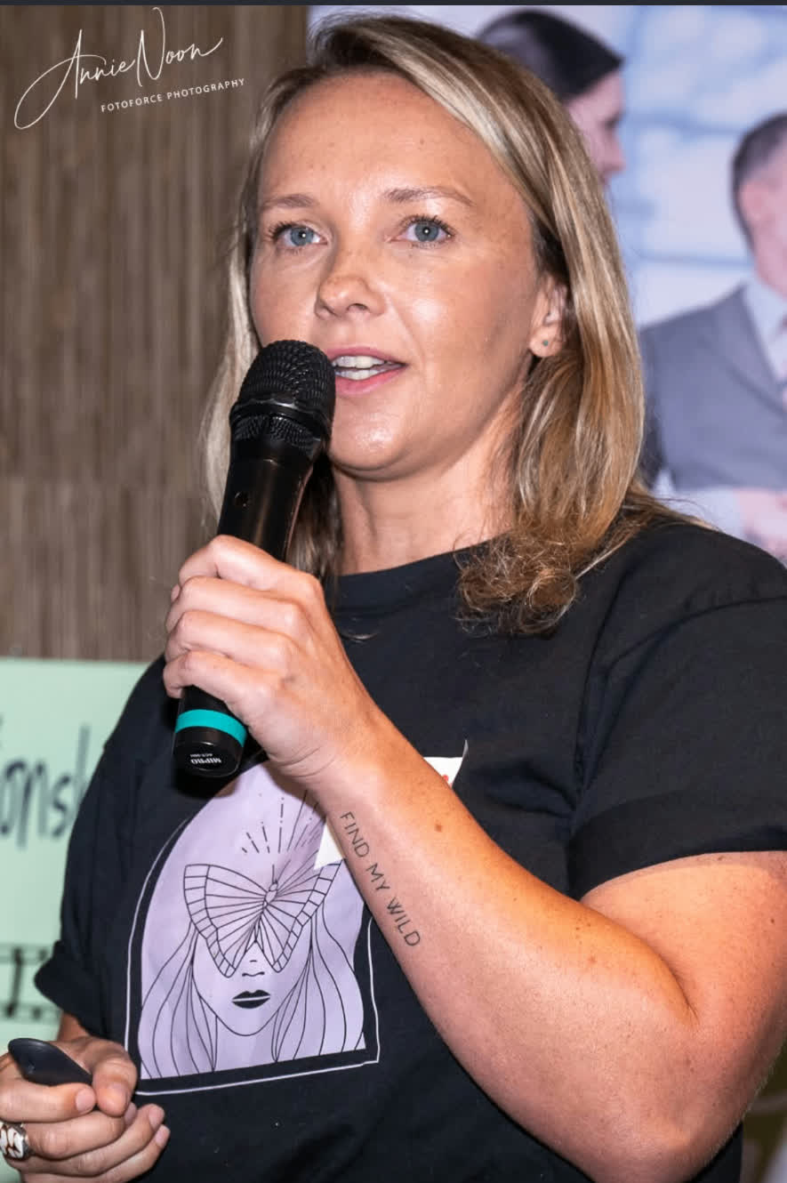 Lauren Jane speaking to the Tweed Chamber of Commerce